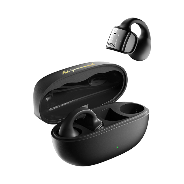 2026 Wholesale Bone Conduction Earphone V5.4 Ear Clip on OWS Earring Wireless Headphones Sports Headsets B3 Ear Hook with Mic