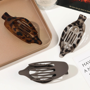 פופולרי חדש מט duckbill <span class=keywords><strong>hairpin</strong></span> גודל גדול כריש שיער קליפ פלסטיק נשים - Product Image 2