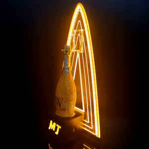 Tùy chỉnh <span class=keywords><strong>Acrylic</strong></span> LED tầng thường vụ may hiển thị đứng cho quảng cáo trong Bar khách sạn hộp đêm bên - Product Image 2