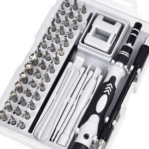 Juego de destornilladores Weeks 52 en 1, herramientas magnéticas de acero al cromo vanadio para reparación de relojes y teléfonos móviles - Product Image 1