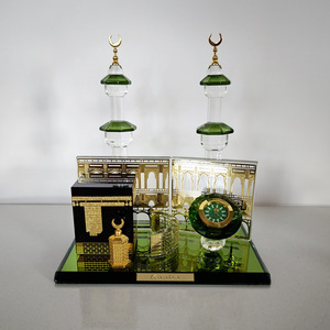 Souvenir Kristal Minaret Ka'bah Grosir, Replika Mekkah Islami, Hadiah Perjalanan Timur Tengah untuk Muslim, Souvenir Idul Fitri & Haji - Product Image 3