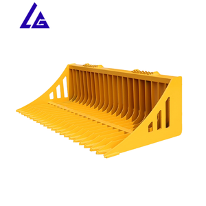 Cubo de limpieza de rocas y escombros con dientes atornillados de 72 ", Cubo de roca esqueleto, Cubo de roca con mayor vida útil - Product Image 3