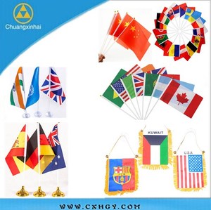 Bán buôn tùy chỉnh xe cờ bất kỳ mô hình của tùy chỉnh Cột cờ với clip cửa sổ xe cờ với cực - Product Image 2