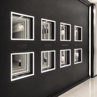 Letrero LED Personalizado con Espejo Infinito, Caja de Luz 3D de Aluminio con Efecto Abismo para Coche, Hogar, Empresas, Taxi, Bar, Tienda, Habitación de Hotel