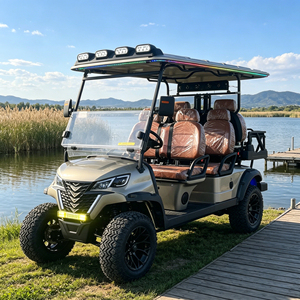 Vehículo Eléctrico de Golf de 4 Plazas, 72V, con Batería de Litio, Todoterreno, para Turismo en Grupo y Transporte en Resorts, de Lujo - Product Image 1
