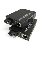 Convertisseur optique de médias de fibre de la fibre 10/100/1000 Mbps 20-120 km de gigabit de Sc de FONFKO