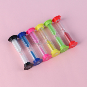 1 2 3 4 5 Minutes 6 Pièces Pack <span class=keywords><strong>Sablier</strong></span> en Plastique pour Jeu de Société - Product Image 1