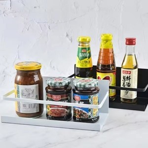 <b>Kitchen</b> Magnet Fridge Side Organizer <b>Storage</b> Shelf Magnetic Spice <b>Rack</b> for Refrigerator - Product Image 3