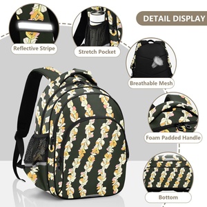 Children <b>School</b> Bags for Travel <b>School</b> <b>Large</b> Bag Hawaii Print <b>Backpack</b> Kids Waterproof <b>Large</b> Size Book Bag - Product Image 5