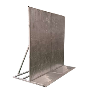 Barrière de scène de barricade de foule en alliage d'aluminium pliable portable pour le contrôle du trafic et la gestion des concerts - Product Image 4