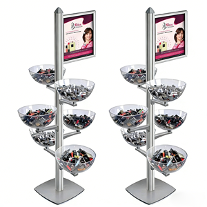 Espositore a 4 Livelli in Acrilico Personalizzato, Lavabile e Trasparente, per <span class=keywords><strong>Negozi</strong></span> al Dettaglio - Product Image 3