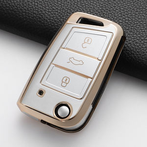 Nouvelle housse de <span class=keywords><strong>clé</strong></span> de Style TPU pour VW Volkswagen Golf 7 MK7 Tiguan MK2 pour <span class=keywords><strong>SEAT</strong></span> Ateca <span class=keywords><strong>Leon</strong></span> FR <span class=keywords><strong>2</strong></span> Ibiza pour Skoda Octavia - Product Image 1
