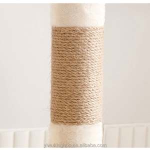 Pet Products Multi-layer Luxury <b>Cat</b> Climbing Frame Hammock Condo Kittens Interactive Ball Sisal Scratching Post <b>Plush</b> <b>Cat</b> Tree - Product Image 4