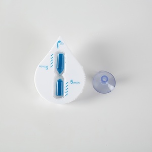 Minuteur de douche rotatif étanche fait main, design goutte d'eau octogonal mignon, minuteur à sable de 5 <span class=keywords><strong>minutes</strong></span> pour salle de bain et brossage des <span class=keywords><strong>dents</strong></span> des enfants - Product Image 3