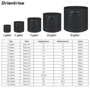 Sacs <span class=keywords><strong>de</strong></span> <span class=keywords><strong>culture</strong></span> en fibres végétales <span class=keywords><strong>de</strong></span> 20 gallons, lot <span class=keywords><strong>de</strong></span> 5 – Pots en tissu écologiques et durables pour <span class=keywords><strong>tomates</strong></span>, pommes <span class=keywords><strong>de</strong></span> terre et jardinage en pot - Product Image 2