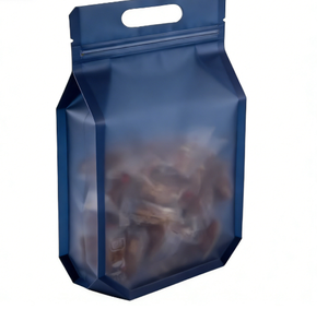 Sachet vertical autoportant personnalisé en PE/CPE imprimé en héliogravure de qualité alimentaire avec fermeture éclair pour aliments pour animaux (viande séchée, poulet) - Product Image 4