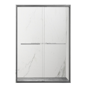 Cabine de douche et de bain moderne de haute qualité, écologique, à vapeur, taille 4x4, avec paroi en verre incurvée - Product Image 6