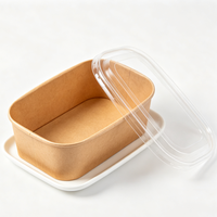 Contenants alimentaires rectangulaires simples et longs en carton pour la reconditionnement secondaire