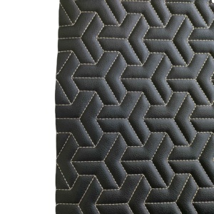 Da Tổng Hợp Thêu PU PVC Với Bọt Cho Ghế Xe Hơi Cho Đồ Nội Thất - Product Image 1