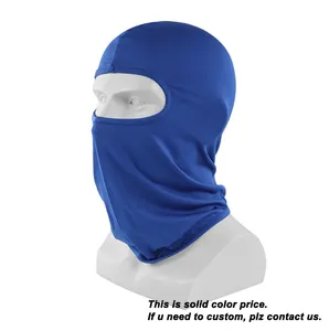 Mask Balaclava Wholesale High Qualtity Custom Logo Face Mask Knit Full Face Cover Ski Mask 1 Hole Balaclava Cap Hat