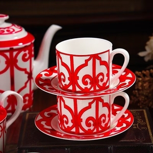 Wholesale Luxury 58pcs Bone China <b>Dinnerware</b> Set Porcelain Plates-Premium Ceramic for Home Use - Product Image 4