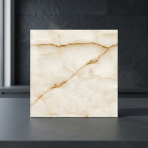 Diano Griss 600x600mm Polished Porcelain Tiles Grey Marble Effect Luxury Interior <b>Flooring</b> Design - Product Image 3