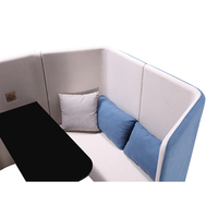 Canapé moderne privé avec cloison haute Bureau insonorisé avec cabine de canapé