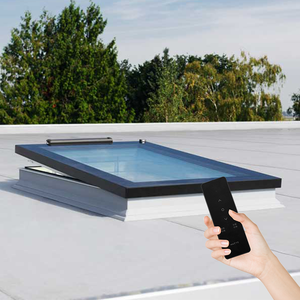 Design personalizzato luce del cielo moderno motorizzato automatico aperto modulare finestra del tetto sistema di lucernario con sensore di pioggia prezzo di fabbrica - Product Image 1