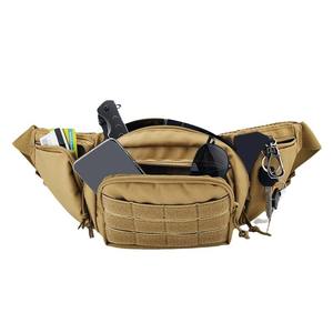 Sac banane tactique multifonctionnel Oxford étanche unisexe en forme de baril pour cyclisme en extérieur, sac d'accessoires portable, porte-arme discret - Product Image 5