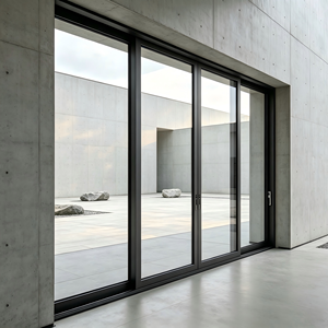 Deioux High Quality Ultra Narrow Frame Sliding Patio Door with Waterproof and Soundproof Design for Outdoor Patio Use - Product Image 1