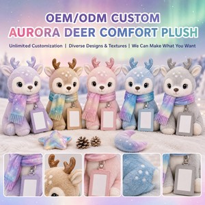 <span class=keywords><strong>Porte</strong></span>-clés Mascotte Peluche Cerf Aurore Personnalisé OEM ODM, Cadeau Promotionnel Nouvel An, Logo Personnage Original CPC, Jouet Doux - Product Image 2