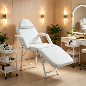 Cama de Belleza Profesional Moderna, Portátil y Ajustable para Salón de Tatuajes, <span class=keywords><strong>Spa</strong></span>, Salón de Belleza Facial, para Uso Comercial en Peluquerías y Hoteles - Product Image 5
