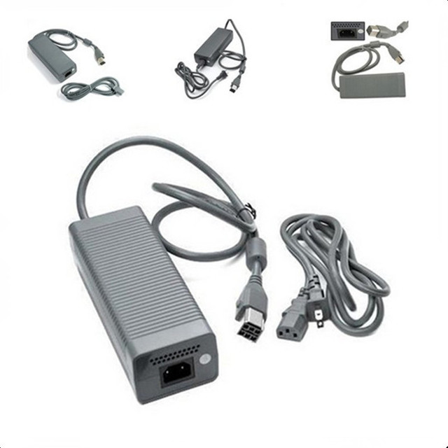 For Xboxes 360 Fat Console AC Adapter Power Supply Cable Cord for Xboxes 360 Charging Charger Converter Wall Charger