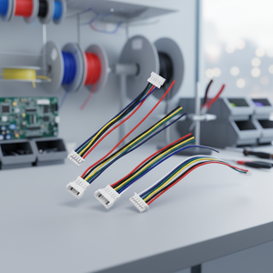 أسود صافي سترة Sleeved1 إلى 2 اللوحة 4 دبوس موليكس حالة CPU 4 دبوس PWM مروحة التبريد الخائن محور الطاقة كابل محول - Product Image 6