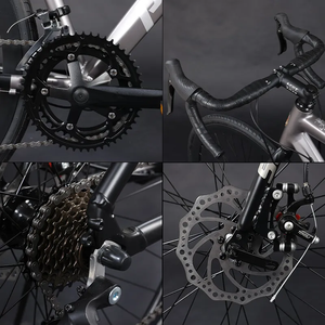 Bici da Strada da Corsa 700C a 14 Velocità all'Ingrosso a Buon Mercato, Bicicletta da Uomo <span class=keywords><strong>Gravel</strong></span> con Cambio - Product Image 5