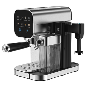 Machine à café expresso Anbolife 20 bars, 1360W, fonction expresso froid, mousseur à lait automatique, réservoir d'eau de 0,9L, thermo-block, usage domestique - Product Image 4