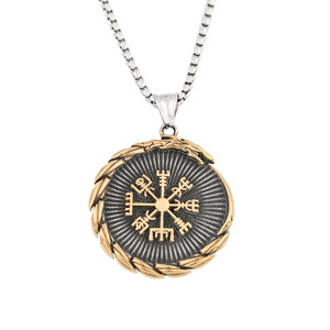 Yunnique – collier avec pendentif Dragon Triquetra Viking en acier inoxydable pour hommes, design géométrique, bijoux cadeau - Product Image 5