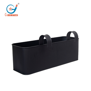 Prix d'Usine <span class=keywords><strong>Pot</strong></span> de Fleur Suspendu Rectangulaire en Métal de 2,4 Gallons pour Jardin, Pots de Fleurs et Jardinières pour la Maison et le Jardin - Product Image 4