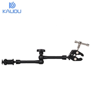 Có Thể Điều Chỉnh Khớp Nối 11 Inch Cánh Tay Ma Thuật + Kẹp Siêu Cua Lớn Cho Máy Quay Phim Màn Hình <span class=keywords><strong>LCD</strong></span> Đèn LED Máy Ảnh <span class=keywords><strong>DSLR</strong></span> - Product Image 2