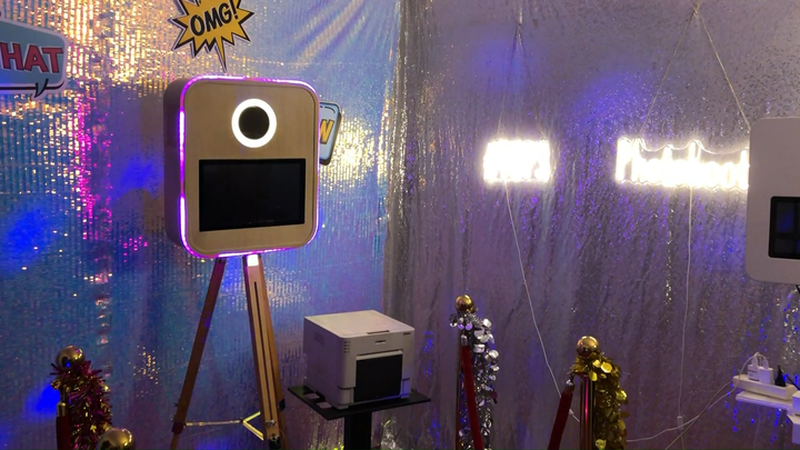 Wooden Photo Booth Shell Wholesale Wood Photobooth Shell DSLR Photo Booth with Printer