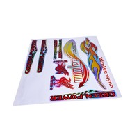 Autocollants de transfert réfléchissants transparents en PVC spécialisés pour gravure, impression offset UV, publicité, carrosserie, porte, dos de carton