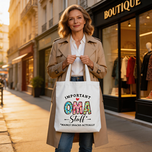 Bolsa de Mano Reutilizable de Algodón para Mujer, Estilo Abuela, para Playa y Compras, Lavable <span class=keywords><strong>a</strong></span> Máquina, Regalo para el Dí<span class=keywords><strong>a</strong></span> de la Madre, Navidad y Aniversarios - Product Image 2
