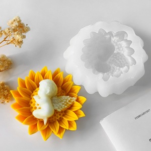 Tự Làm Hoa Khuôn Handmade Xà Phòng Nhà Sản Xuất Kit Thiên Thần Trang Trí Đám Cưới Nguồn Cung Cấp Bé Thạch Cao Thủ Công Hoa Nến Silicone Khuôn - Product Image 1