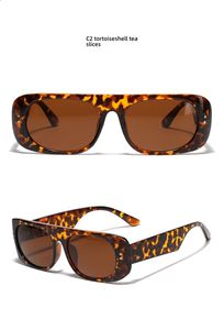 2025 luxe grand cadre carré lunettes de soleil hommes Y2K personnalisé classe lunettes de soleil pour femmes - Product Image 5