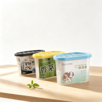 Boîtes de charbon déshumidifiant jetables 400 ml pour la maison, absorbeur d'humidité pour placards, ingrédient actif 50%-80%