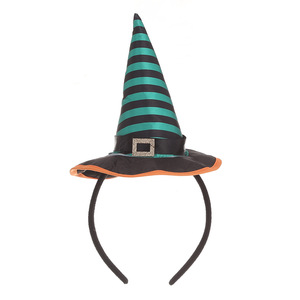 Diadema Sombrero de bruja Banda de aro Sombreros Telaraña para disfraz de fiesta de Halloween Niñas Niños Mujeres Mini Sombrero de copa Decoración de diadema - Product Image 4