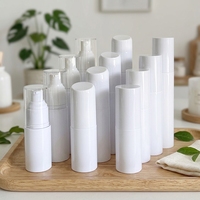 Envase para Cuidado de la Piel de 30ml, 50ml, 60ml, 80ml, PETG, Contenedor para Suero, Loción, Bomba Dosificadora, Pulverizador de Niebla Fina, Envase Cosmético Vacío