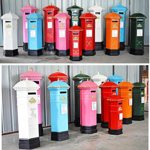 กล่องไปรษณีย์วินเทจแบบกำหนดเอง กล่องไปรษณีย์ถนนลอนดอน ของตกแต่งงานฝีมือ กล่องไปรษณีย์อังกฤษ ขายส่ง - Product Image 3