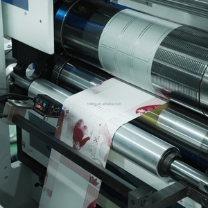 Papel de Transferencia Térmica para Etiquetas de Códigos de Barras, Máquina de Impresión Flexográfica Intermitente de 1 Color, Máquina de Troquelado Rotatorio Intermitente - Product Image 4