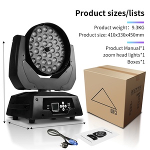 Equipo de Iluminación con Efectos Especiales, Luces Móviles con Zoom de 36x15w, Controles DMX, Luz Móvil LED Tipo Ojo de Abeja - Product Image 3